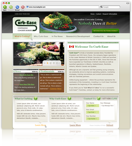Curb-Ease Corporate Site